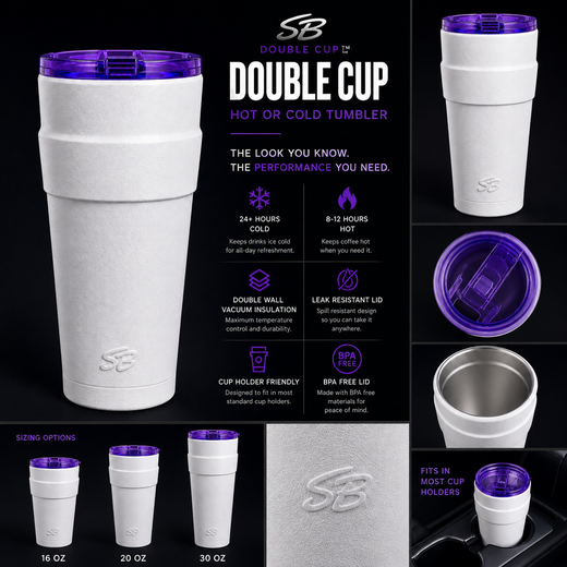 Double Cup Tumbler 20oz Signature Styrofoam Launch Edition