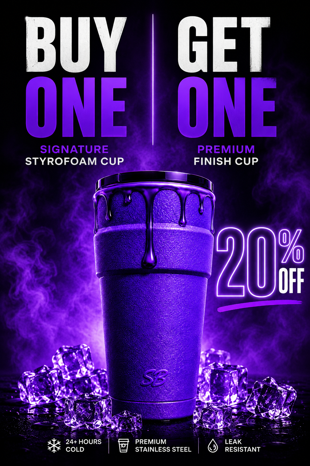 Labor Day Weekend Sale: buy one get one 20 percent off Double Cup